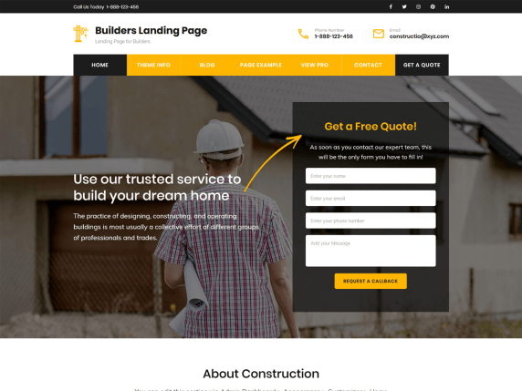How to design a website for contractors